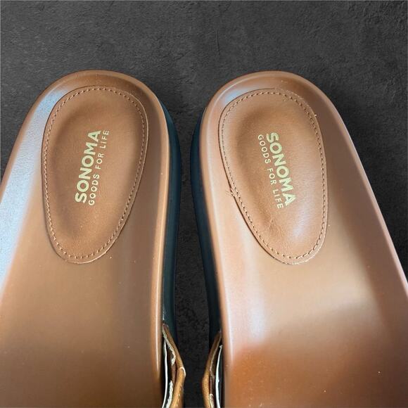 Sonoma Goods For Life® Tyrinn One Band Cognac Women's Sandals SZ/8 - Picture 7 of 9